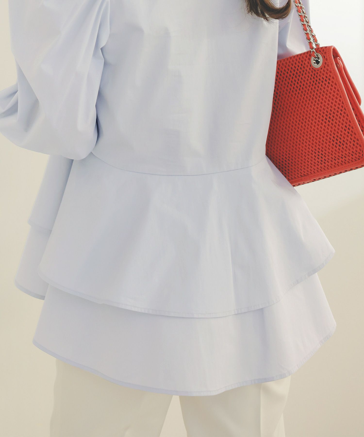 手洗い可くるみ釦フェミニンオフィス春上品大人可愛いきれいめジョイントスペース