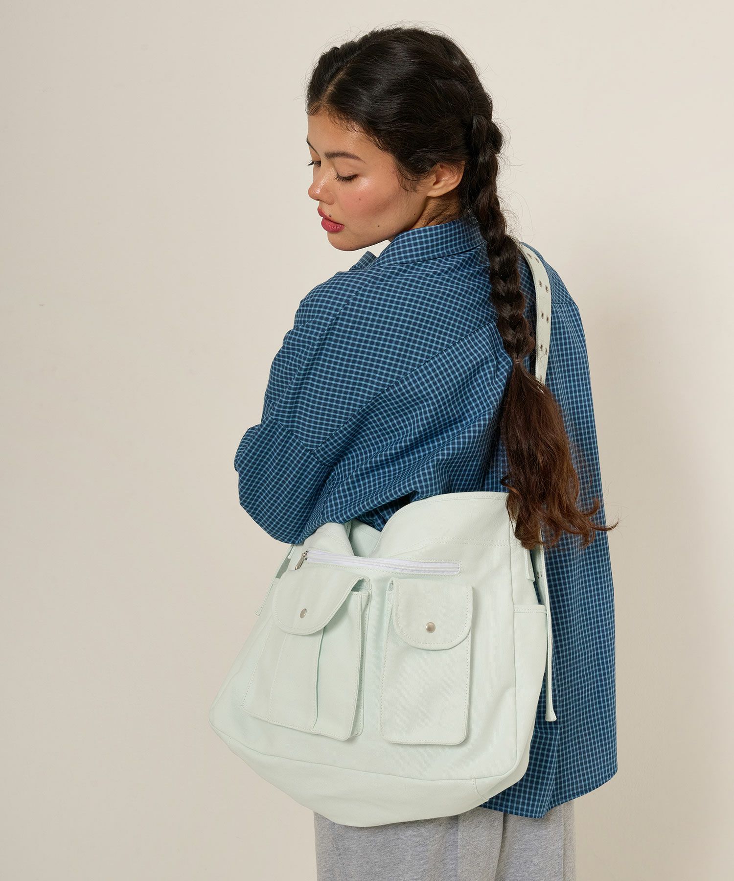 ショルダーバッグ/バッグ/キャンバス地