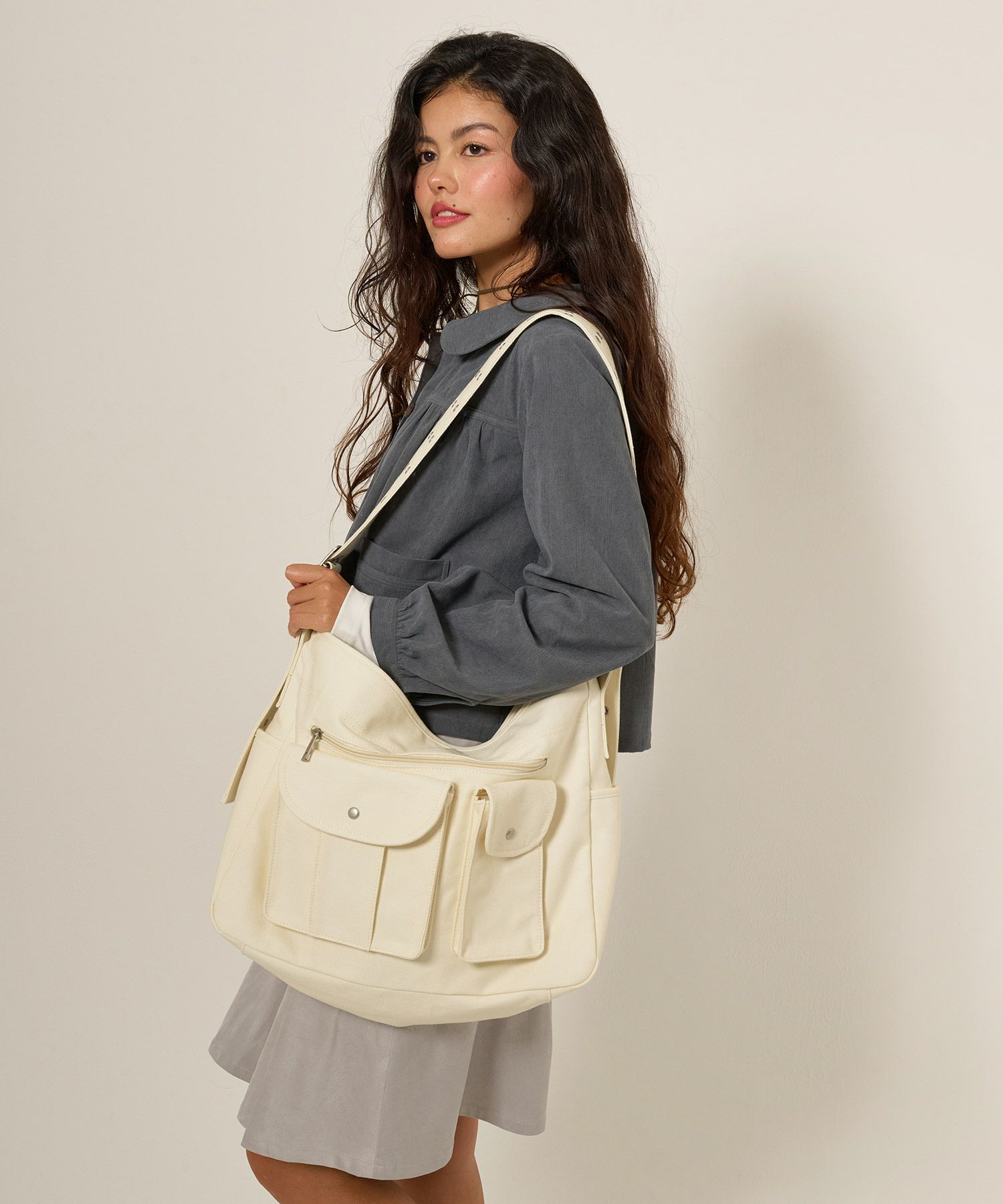 ショルダーバッグ/バッグ/キャンバス地