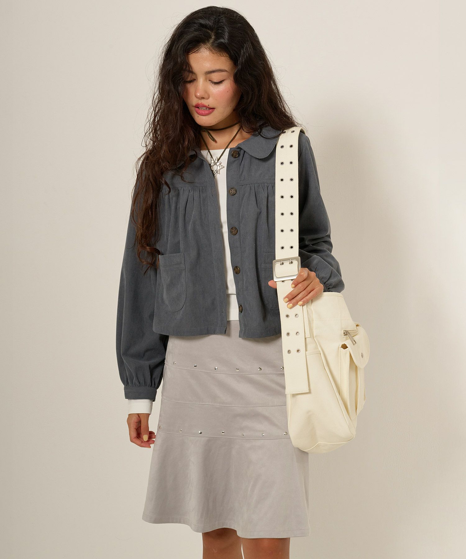 ショルダーバッグ/バッグ/キャンバス地