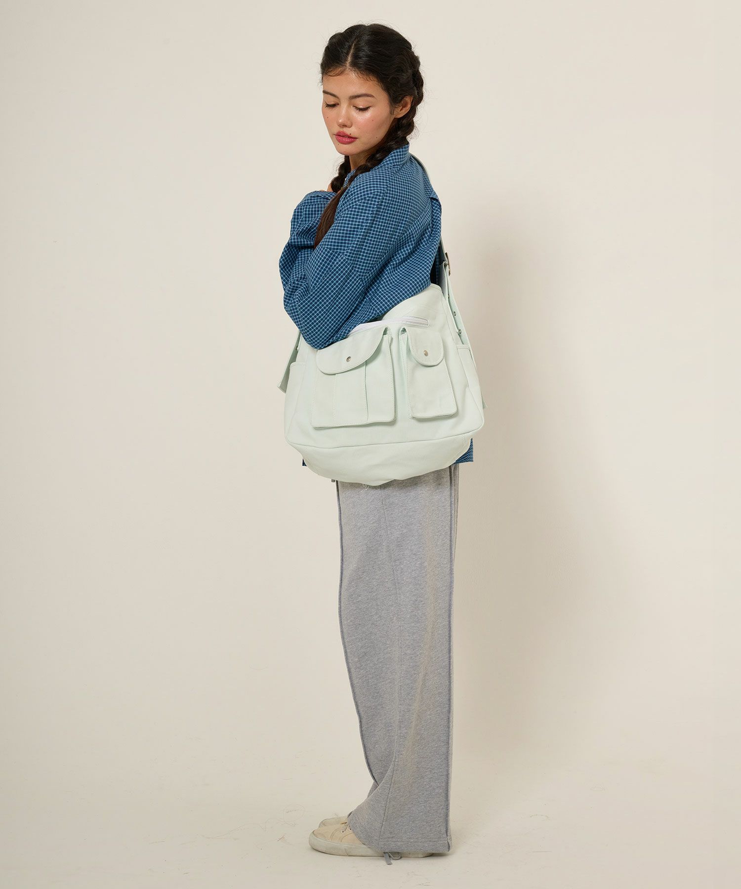 ショルダーバッグ/バッグ/キャンバス地