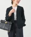 手洗い可 セレクト オケージョン オフィス 学校行事 アウター 袖口スリット 上品 きれいめ ジョイントスペース