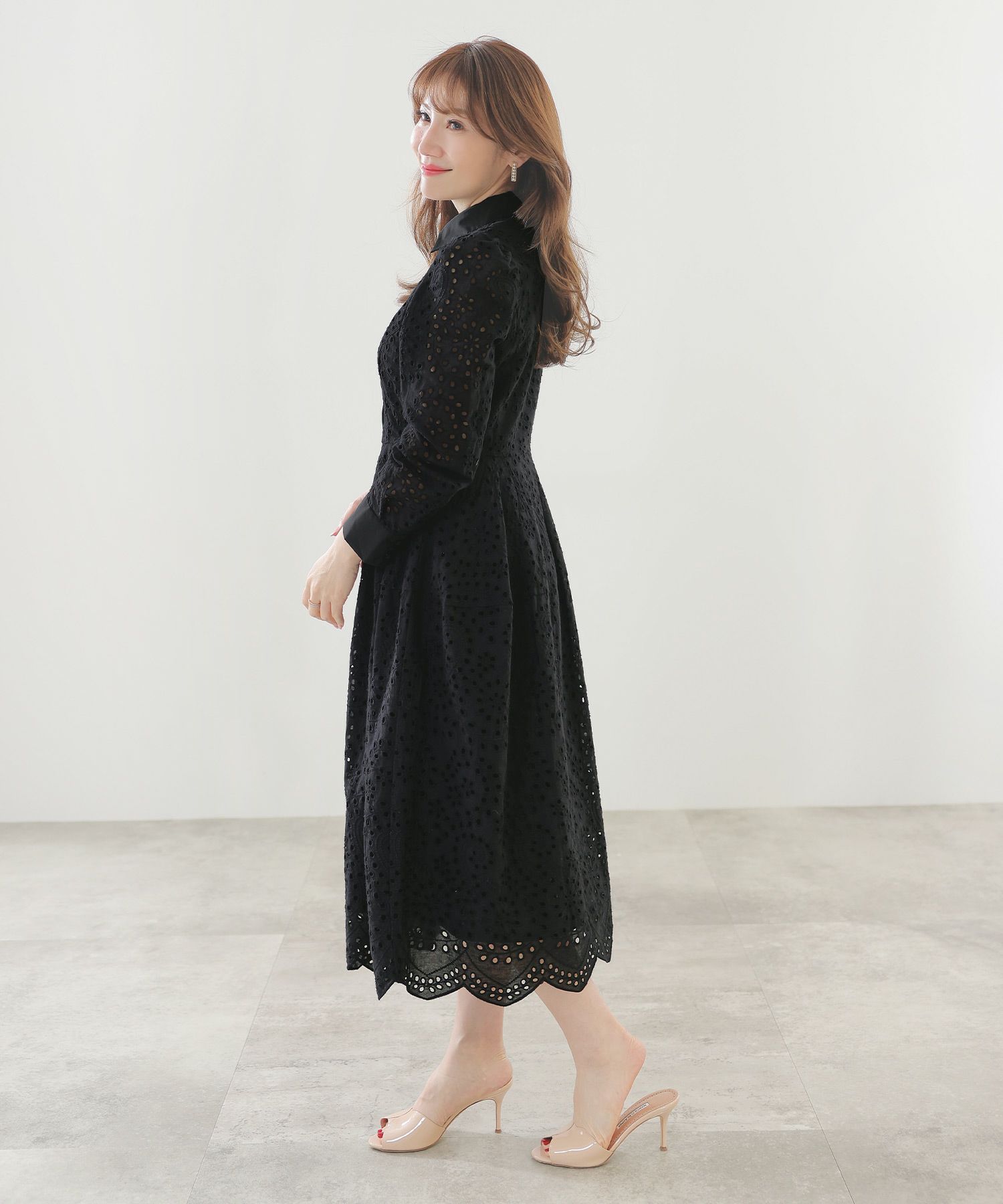 手洗い可体型カバーオフィスオケージョンお呼ばれフォーマルおしゃれフェミニン上品大人可愛いきれいめ春ジョイントスペース