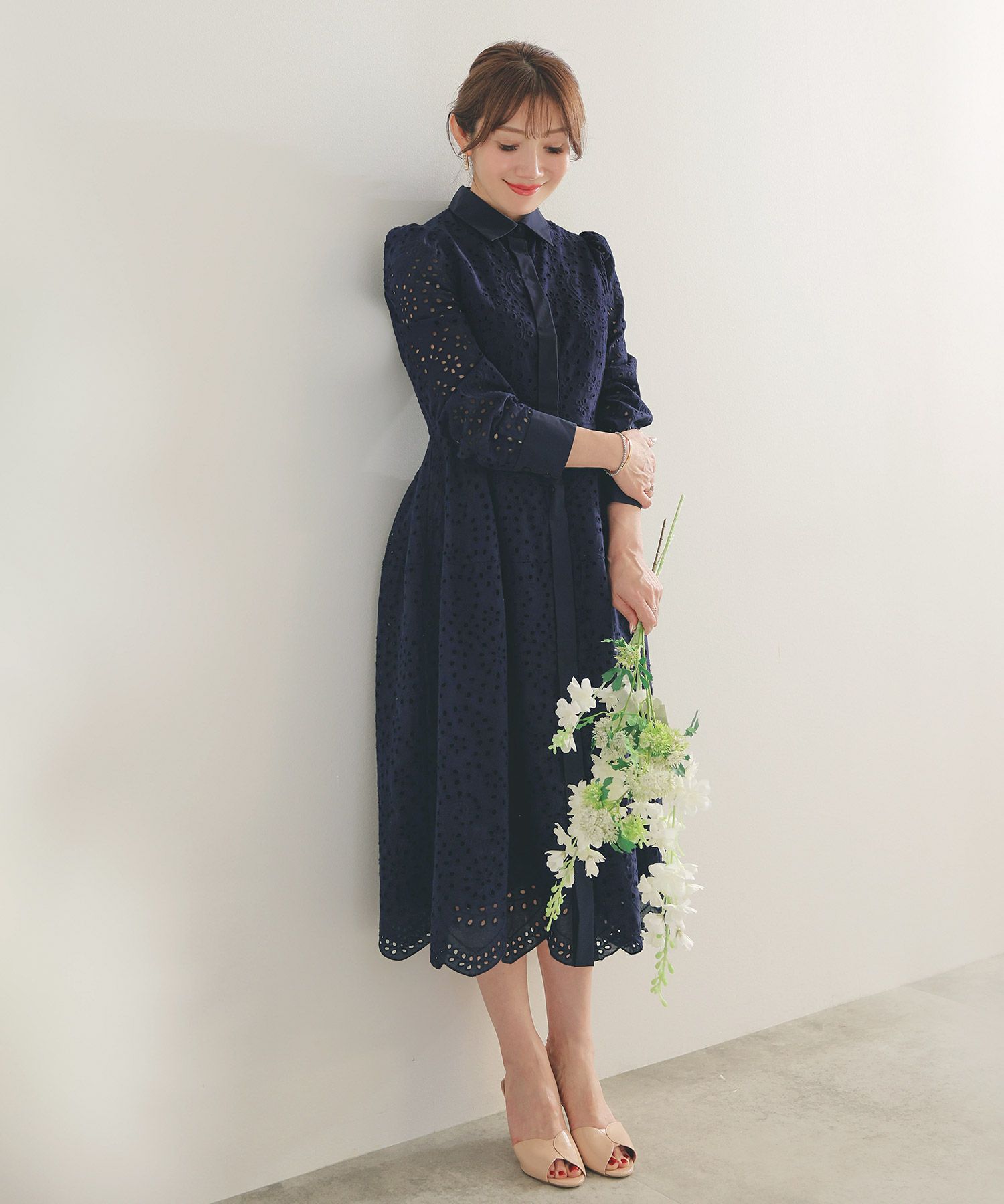 手洗い可体型カバーオフィスオケージョンお呼ばれフォーマルおしゃれフェミニン上品大人可愛いきれいめ春ジョイントスペース