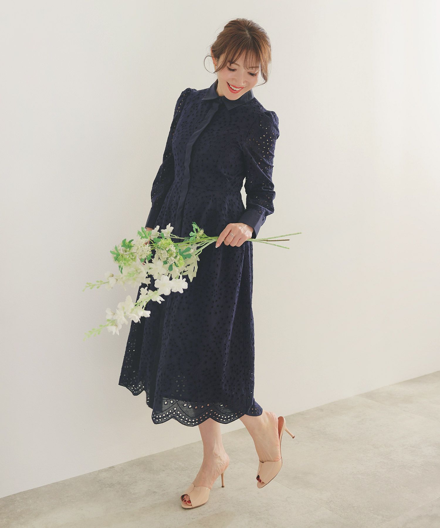 手洗い可体型カバーオフィスオケージョンお呼ばれフォーマルおしゃれフェミニン上品大人可愛いきれいめ春ジョイントスペース