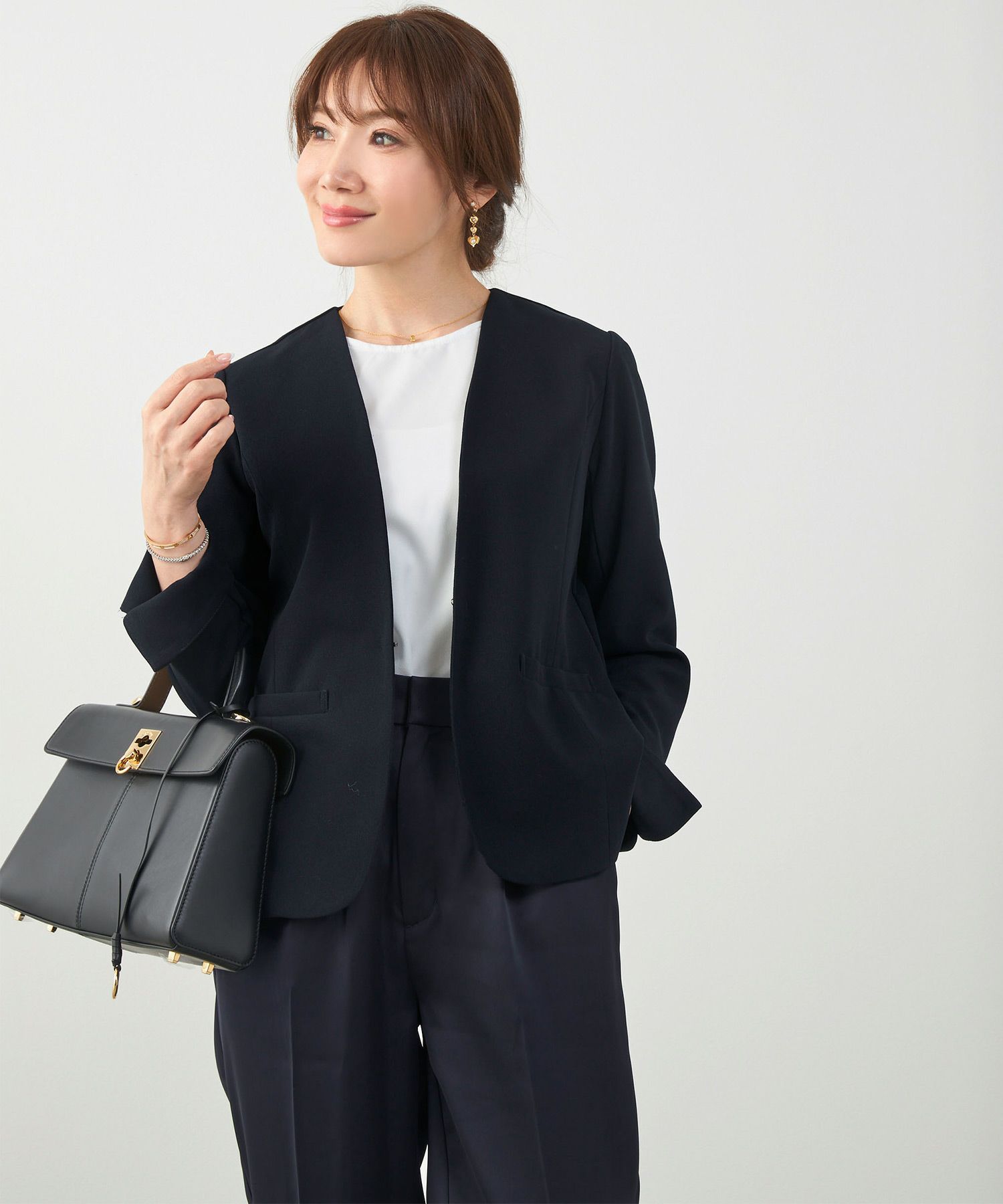 セレクトS/M/Lオケージョンオフィス学校行事美脚上品大人きれいめジョイントスペース