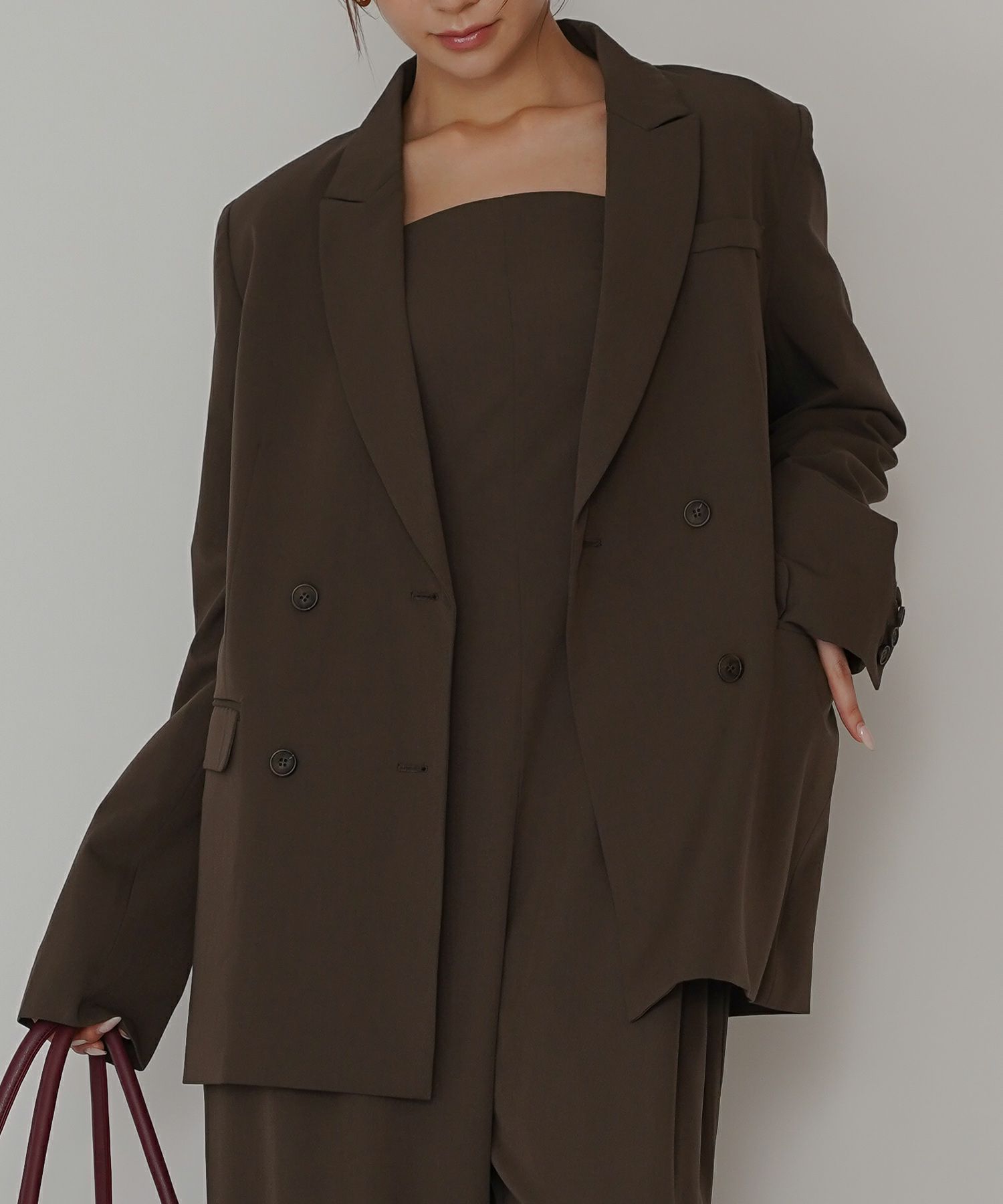 ダブル ブレスト ジャケット KINO THE KEI