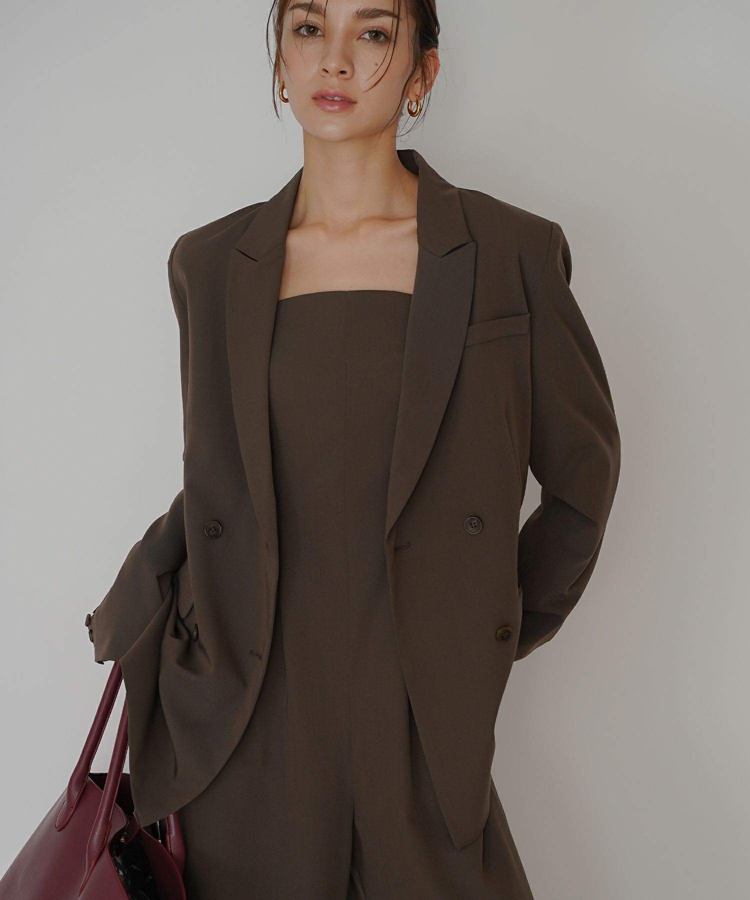 ダブル ブレスト ジャケット KINO THE KEI