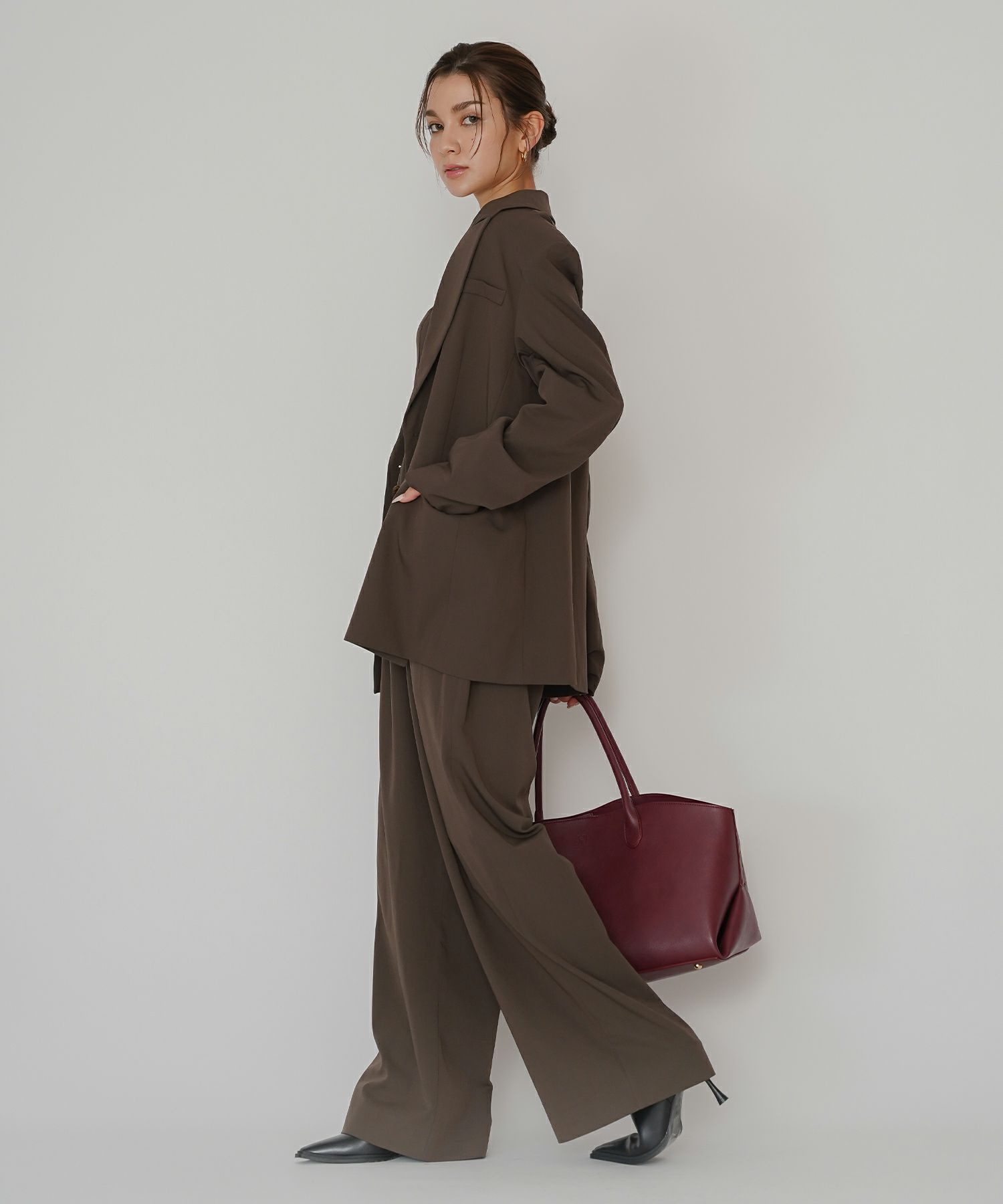 ダブル ブレスト ジャケット KINO THE KEI