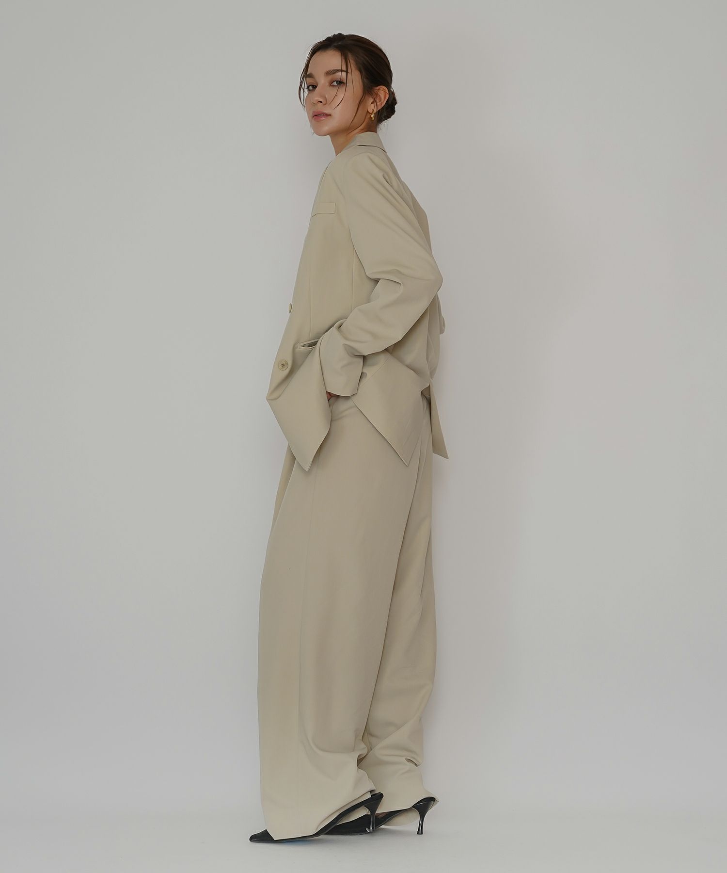 ダブル ブレスト ジャケット KINO THE KEI