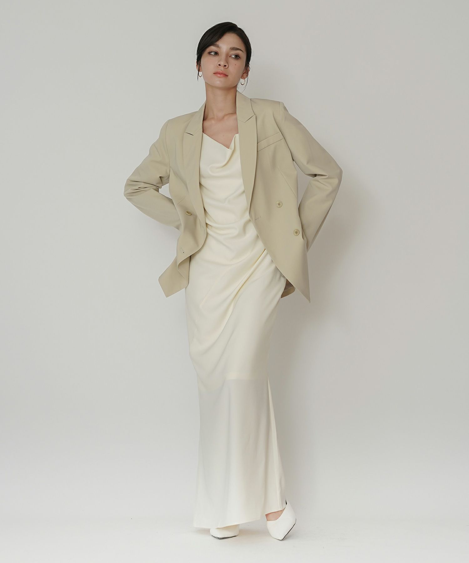 ダブル ブレスト ジャケット KINO THE KEI