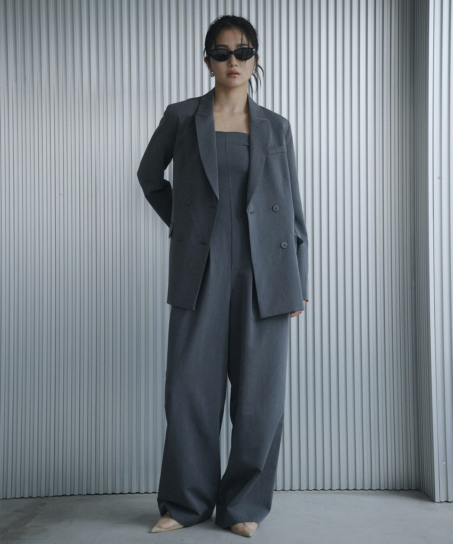 ダブル ブレスト ジャケット KINO THE KEI