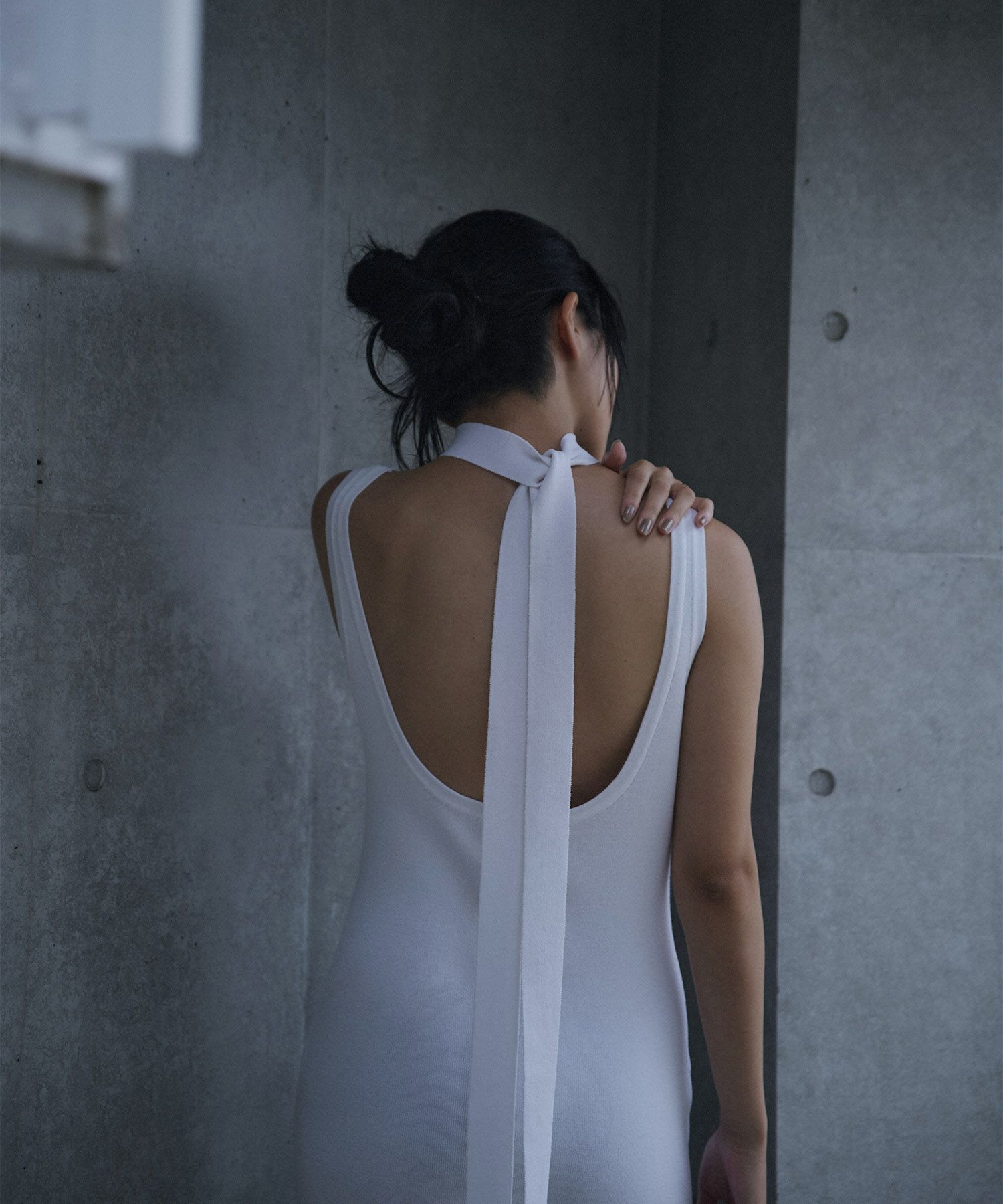 アセテート 2WAY ノースリーブ ワンピース KINO THE KEI