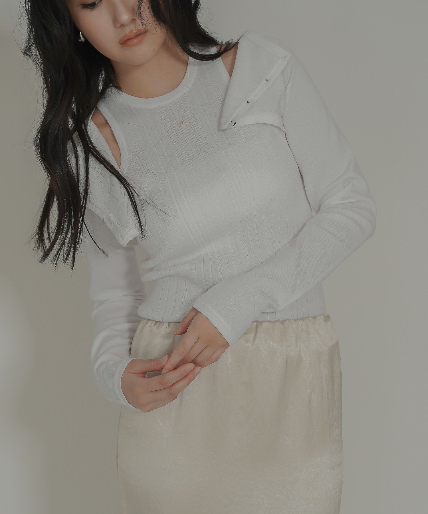 アセテート ショート カーデ KINO THE KEI