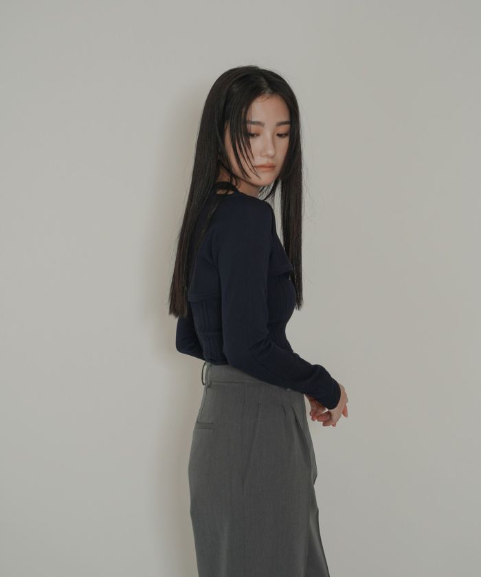 アセテート ショート カーデ KINO THE KEI