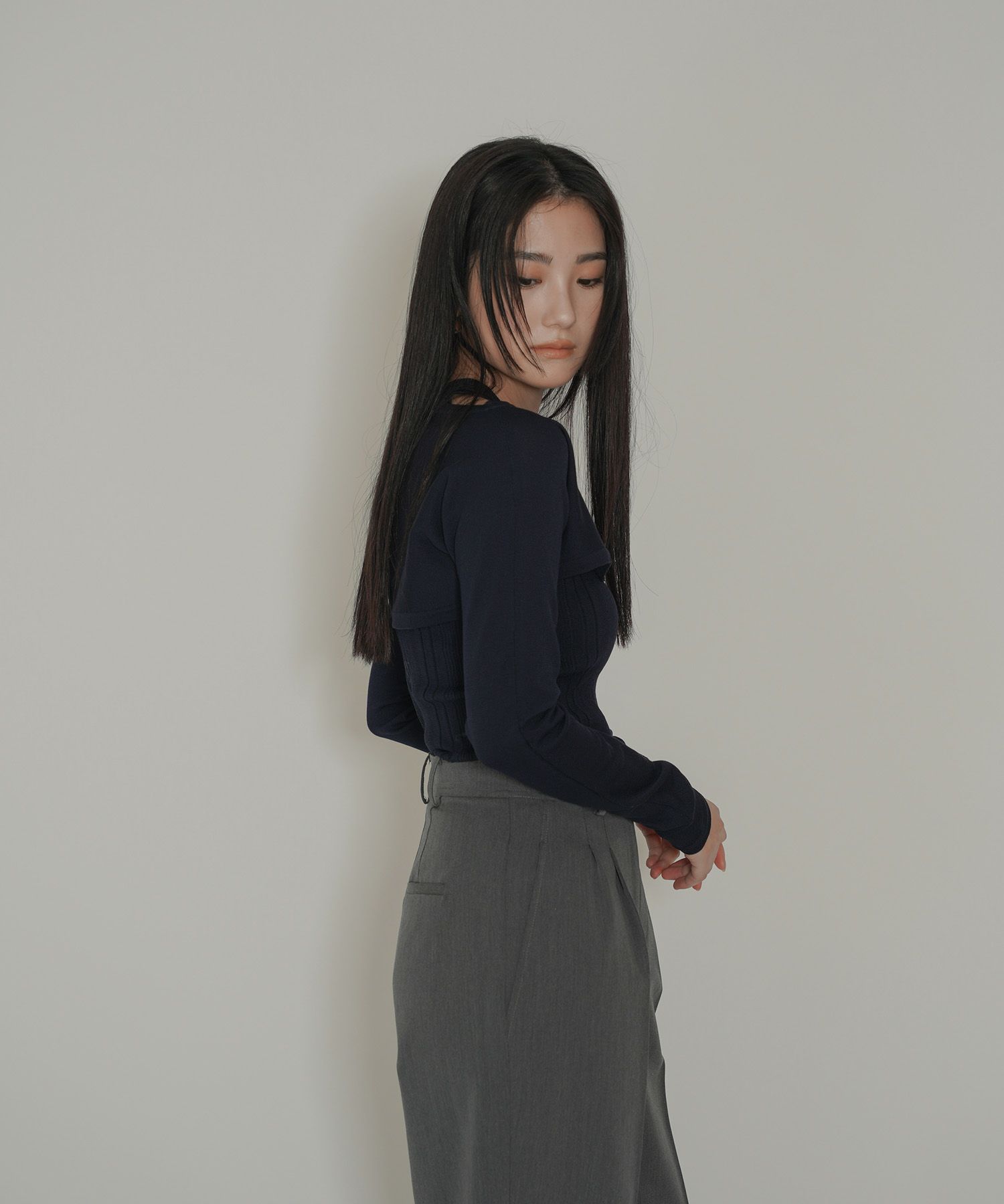 アセテート ショート カーデ KINO THE KEI