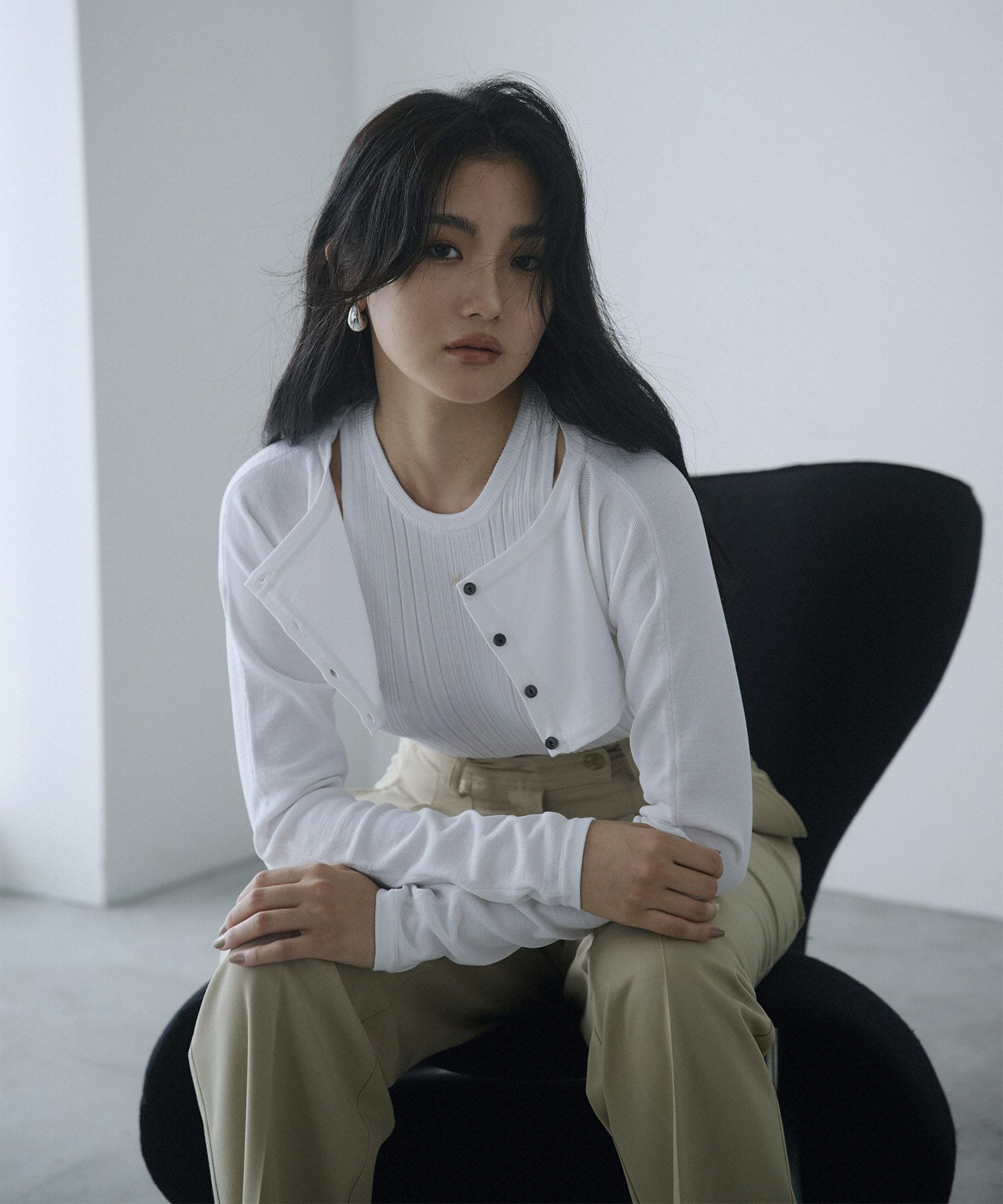 アセテート ショート カーデ KINO THE KEI