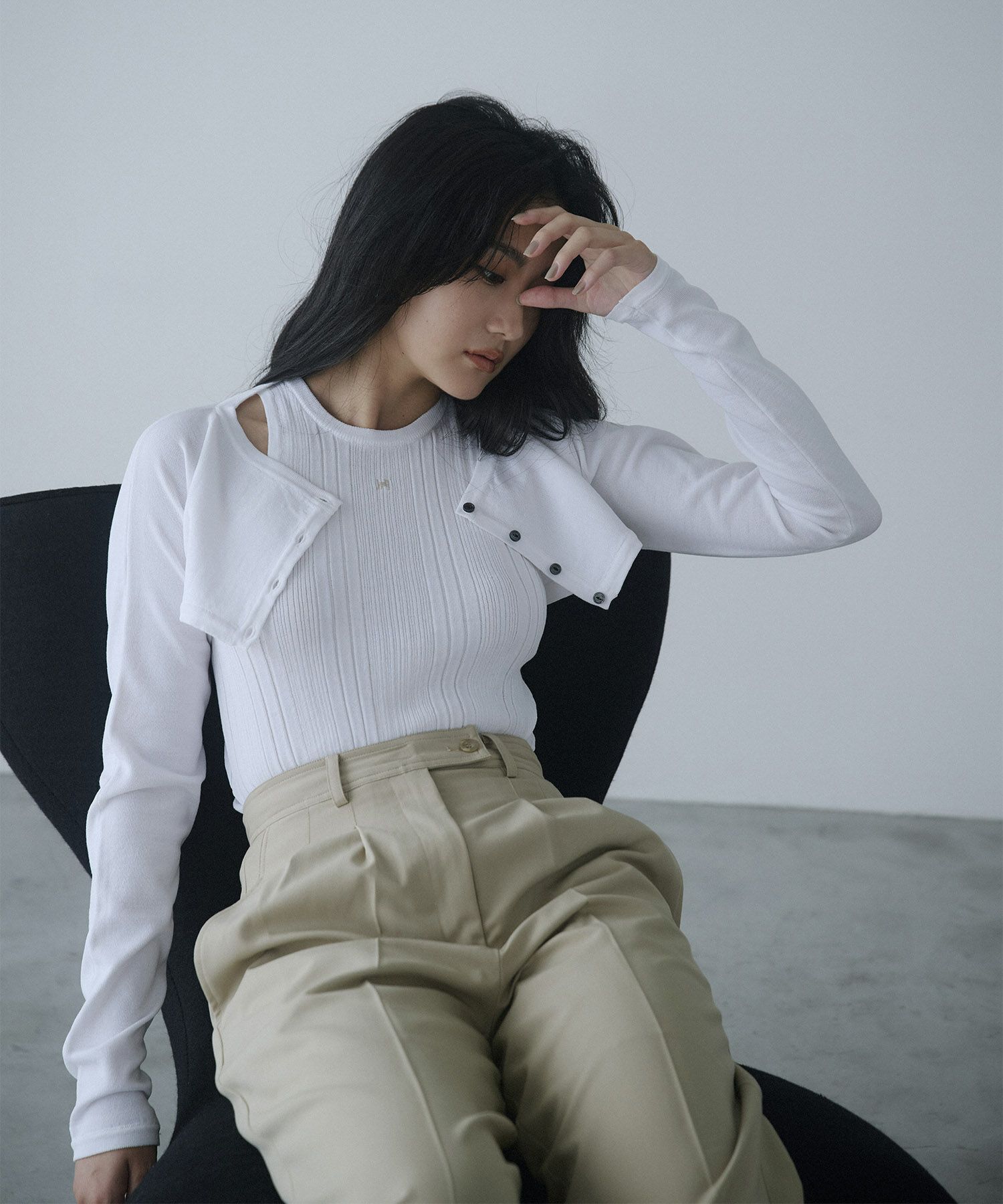 アセテート ショート カーデ KINO THE KEI