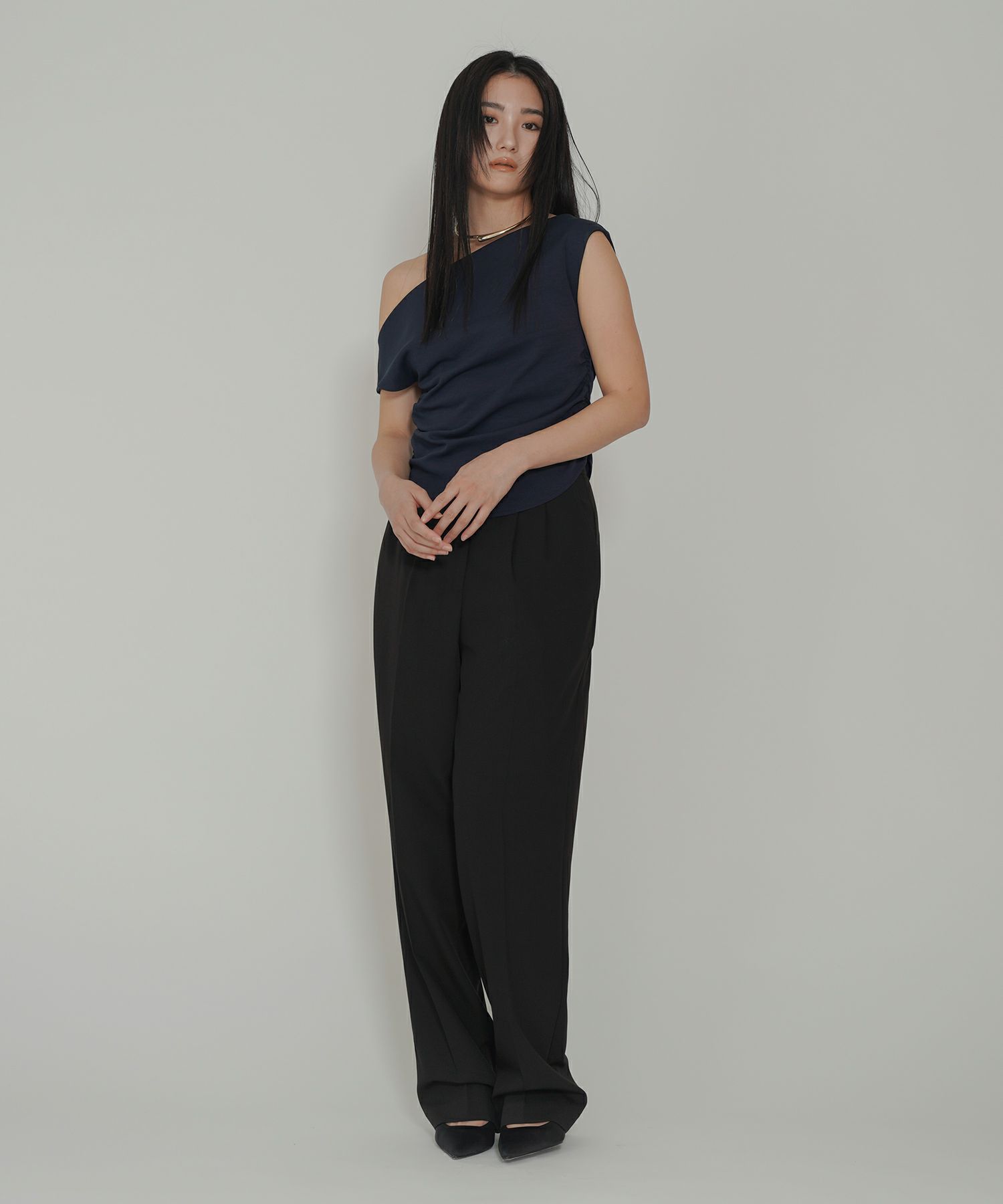 タック ワイド パンツ KINO THE KEI