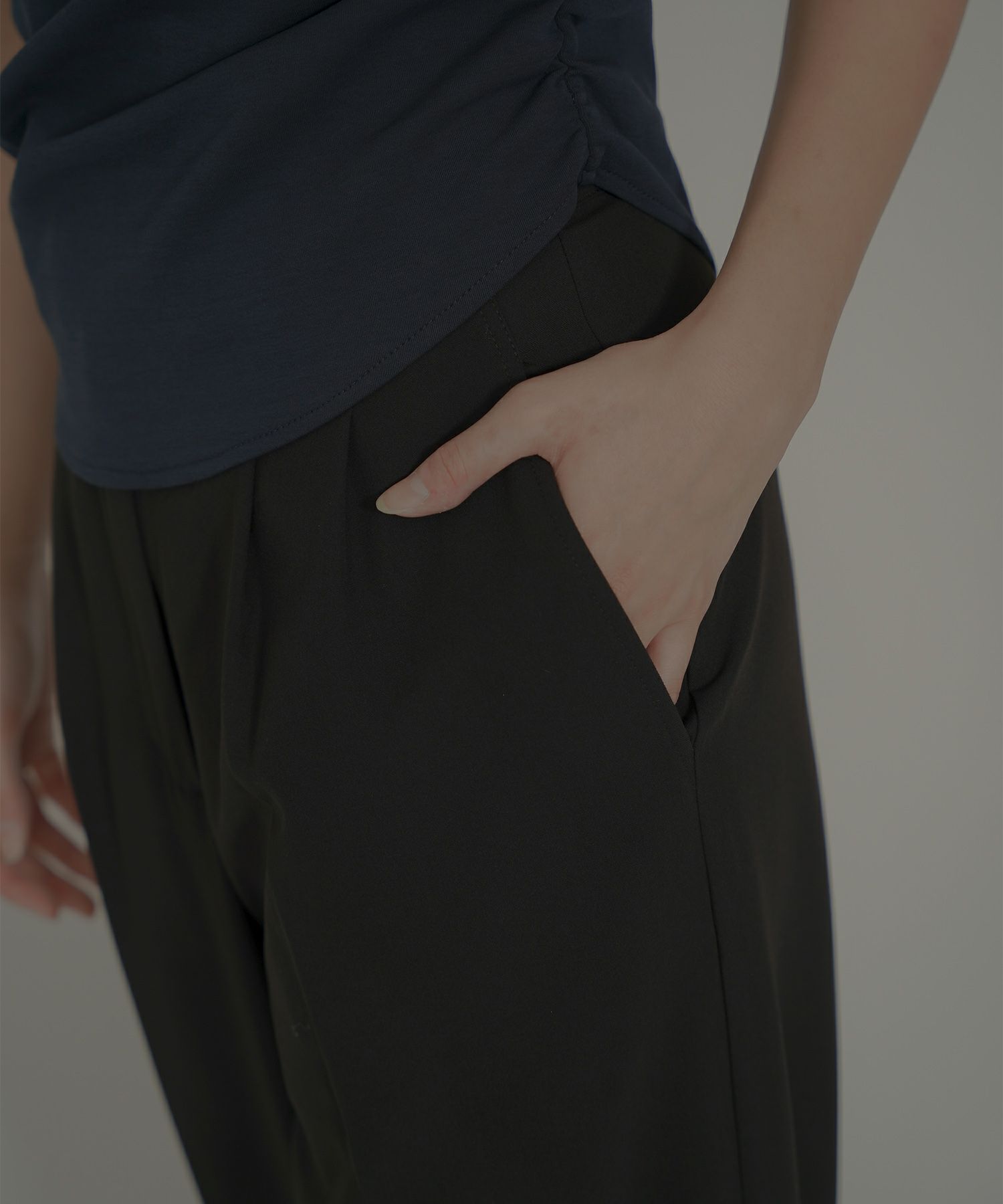 タック ワイド パンツ KINO THE KEI