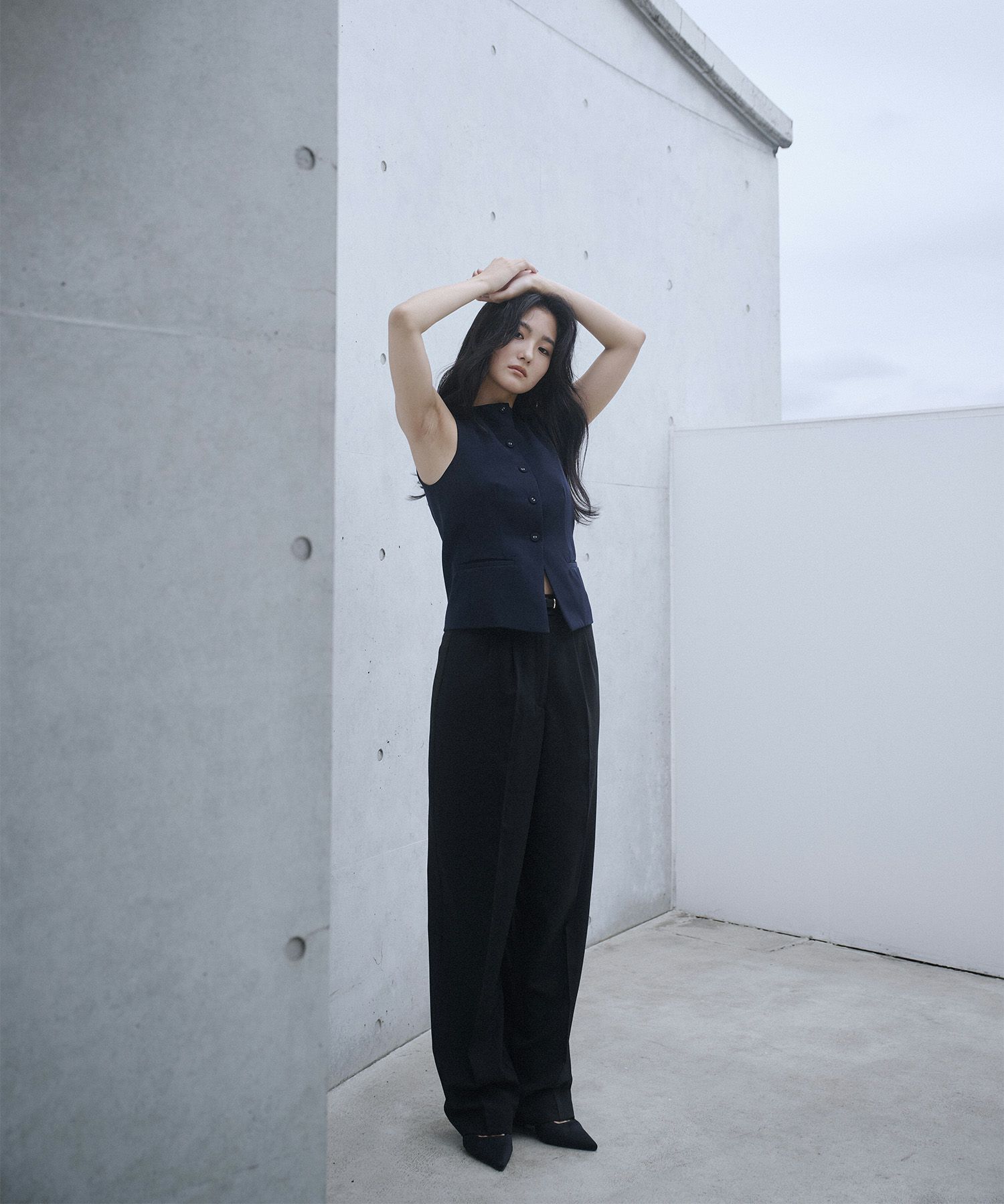 タック ワイド パンツ KINO THE KEI