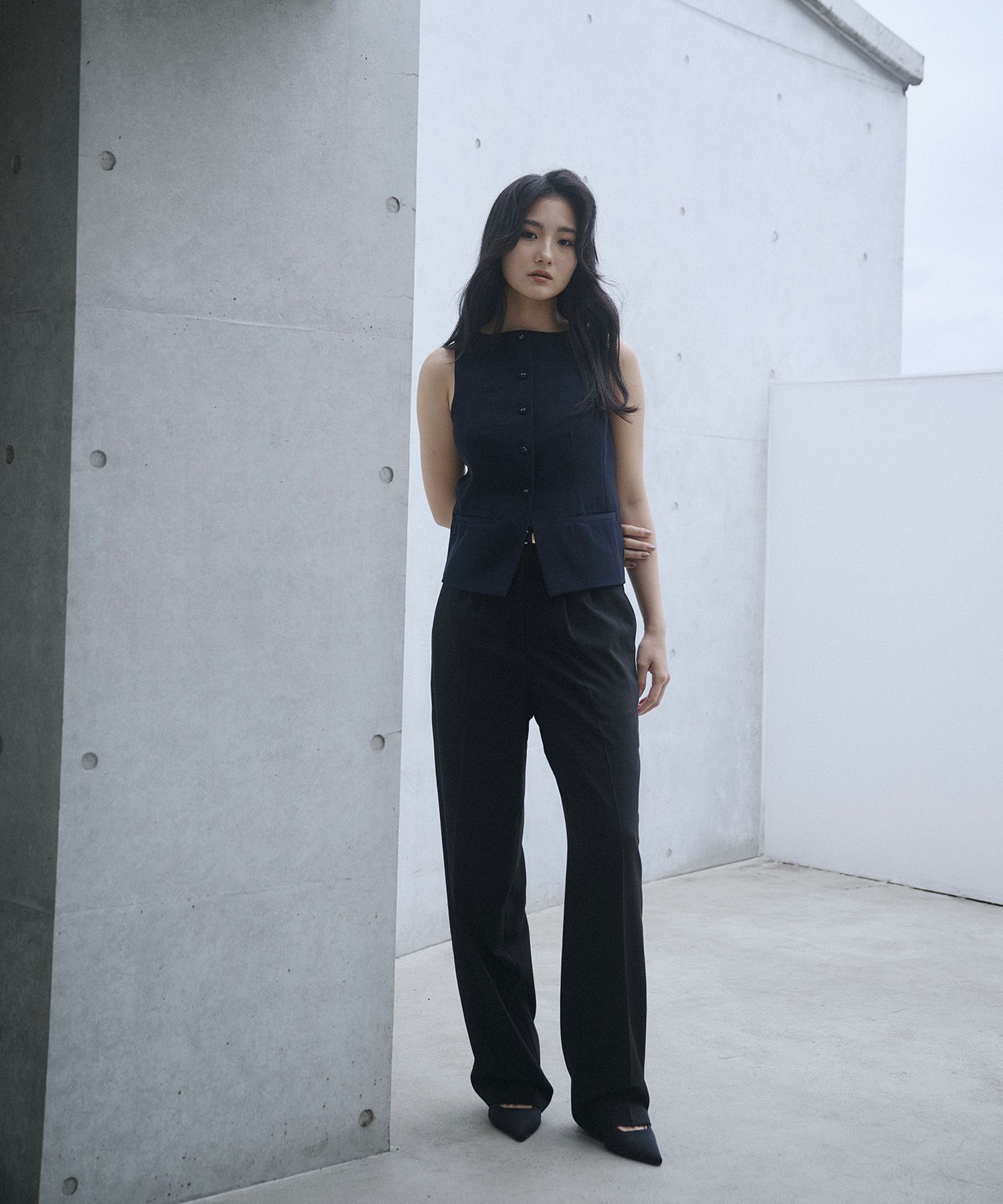 タック ワイド パンツ KINO THE KEI