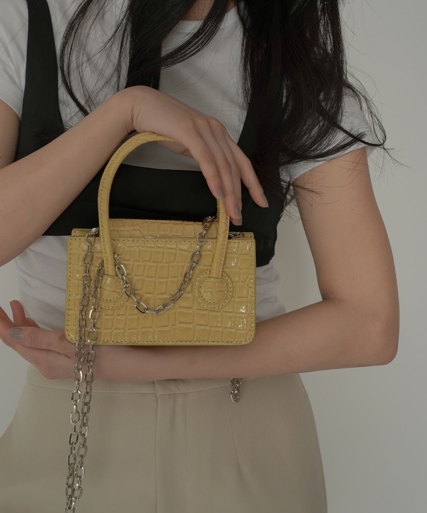 クロコダイル タイニー バッグ KINO THE KEI