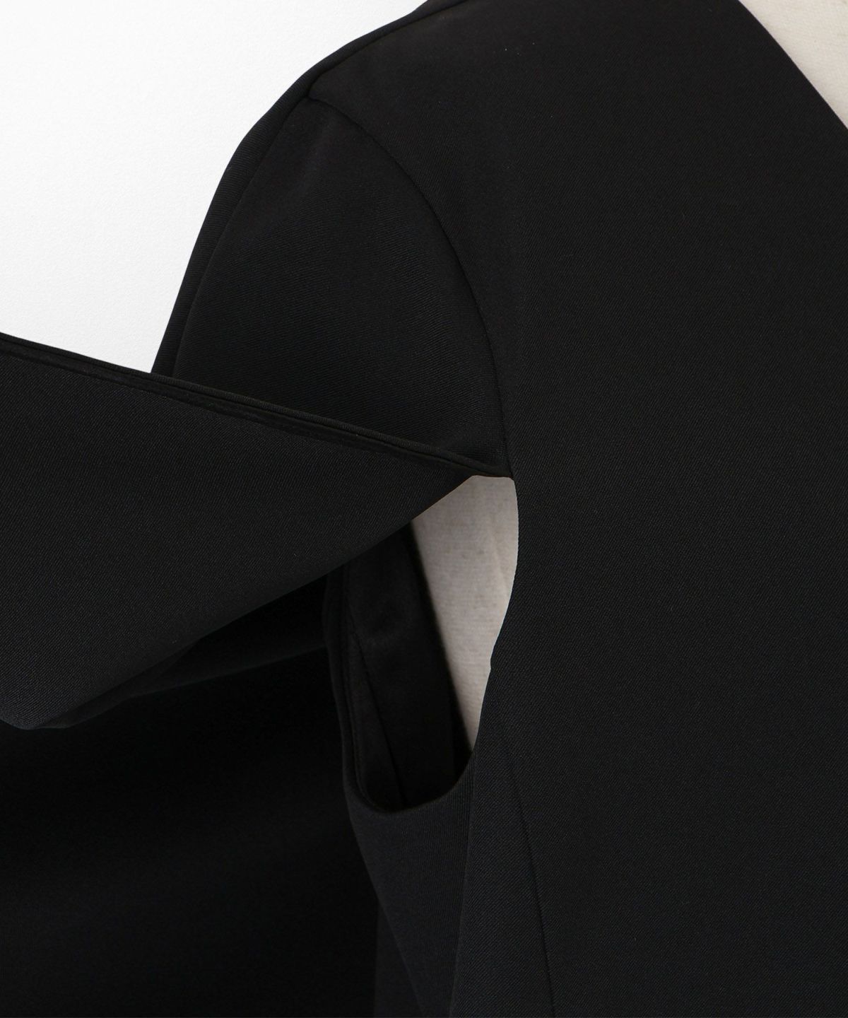 レディース パールトリム ジャケット/ホワイト/ブラック/M