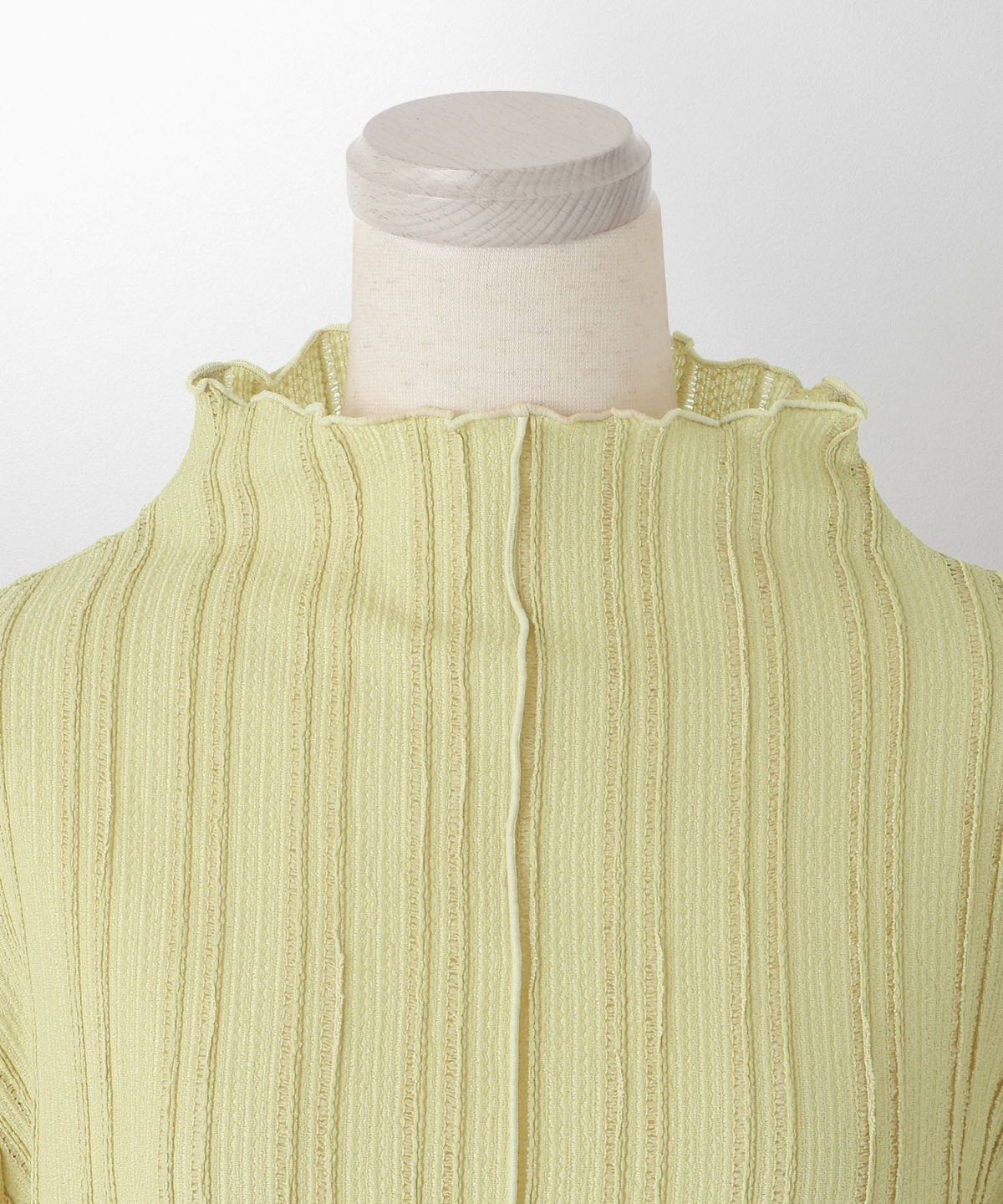 レディース 春 秋 冬 カットソー 薄手 カジュアル きれいめ 洗える ホワイト/ライトグリーン/ブラック/M/ボトルネック/長袖