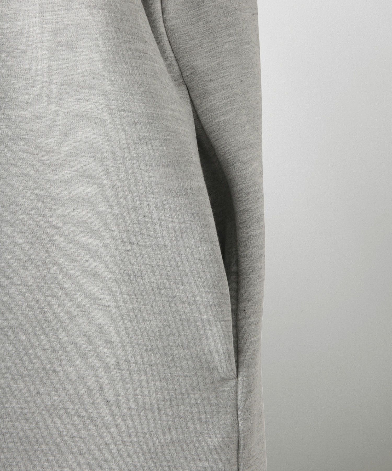 レディース 春 秋 ポンチ素材 カジュアル 上品/グレー/ブラック/M/プチフリル/ポケット/長袖