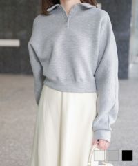 ポロ スウェット トップス HUIT ホワイト グレー ブラック