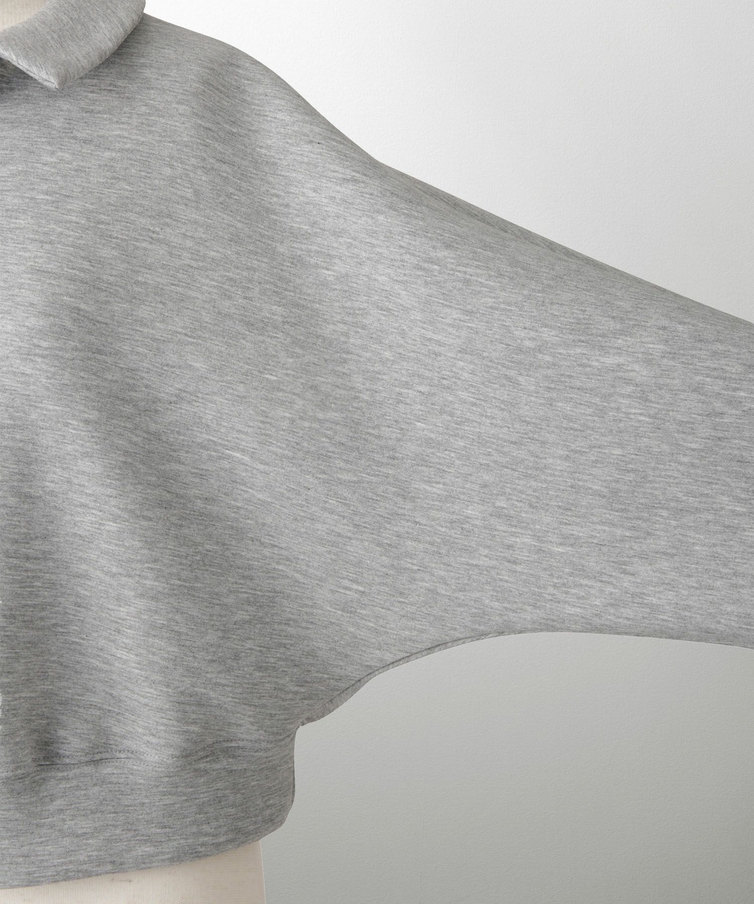 レディース 春 プルオーバー 上品 カジュアル/ホワイト/グレー/ブラック/M/ポロ襟/長袖