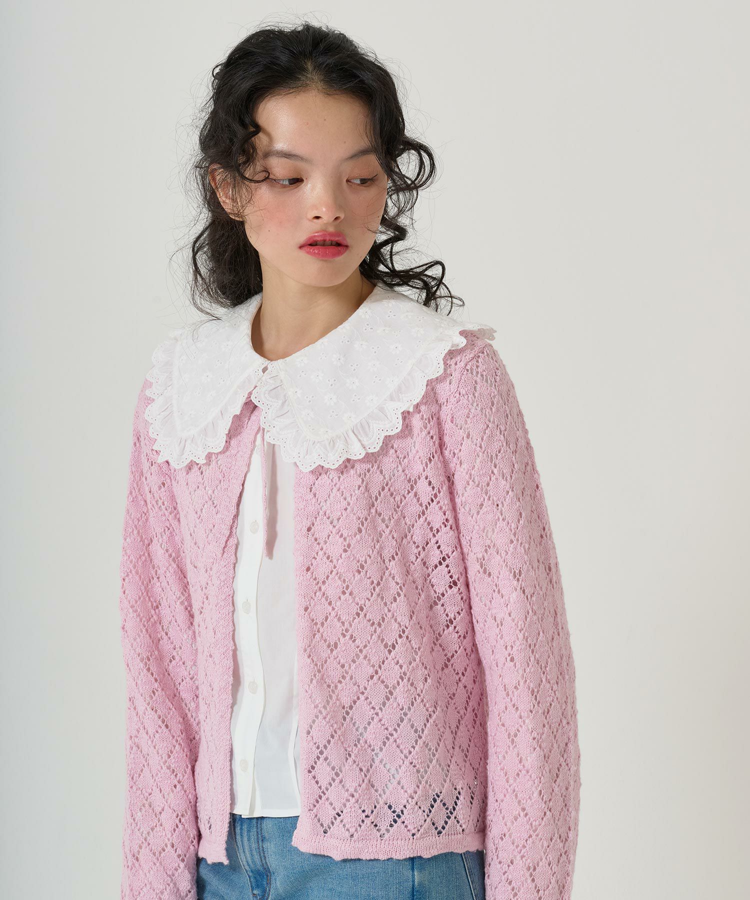 トップス/ブラウス/レース/ドッキング