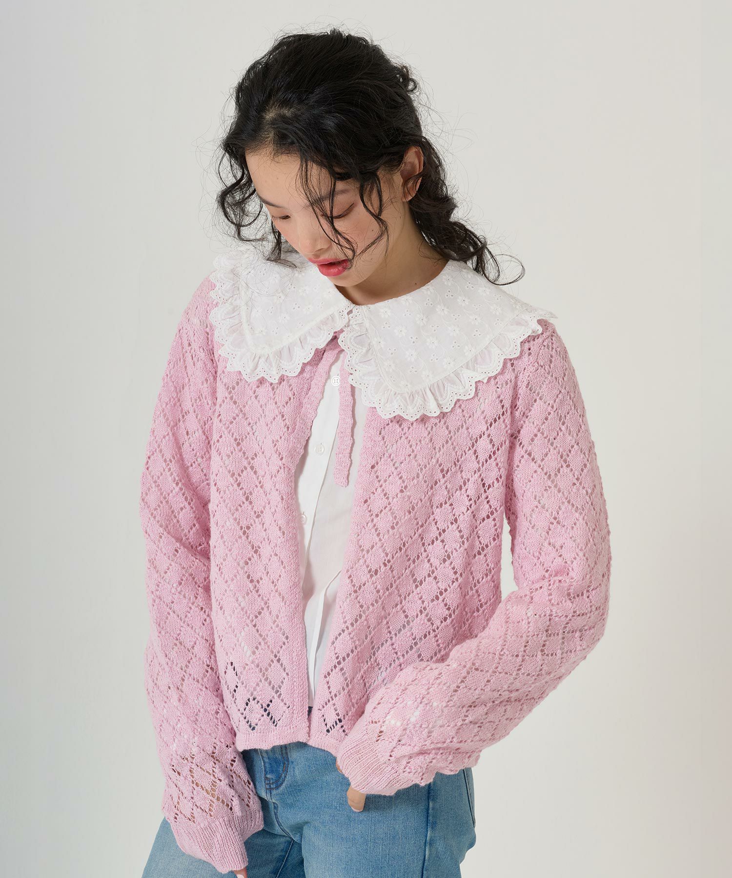 トップス/ブラウス/レース/ドッキング