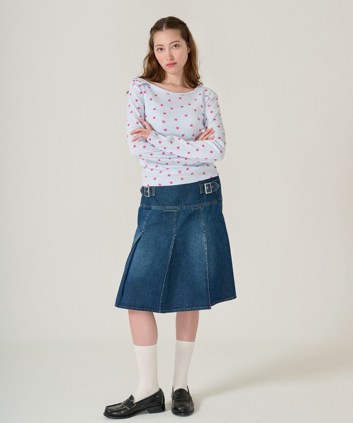 カットソー/トップス/ロンT/スター