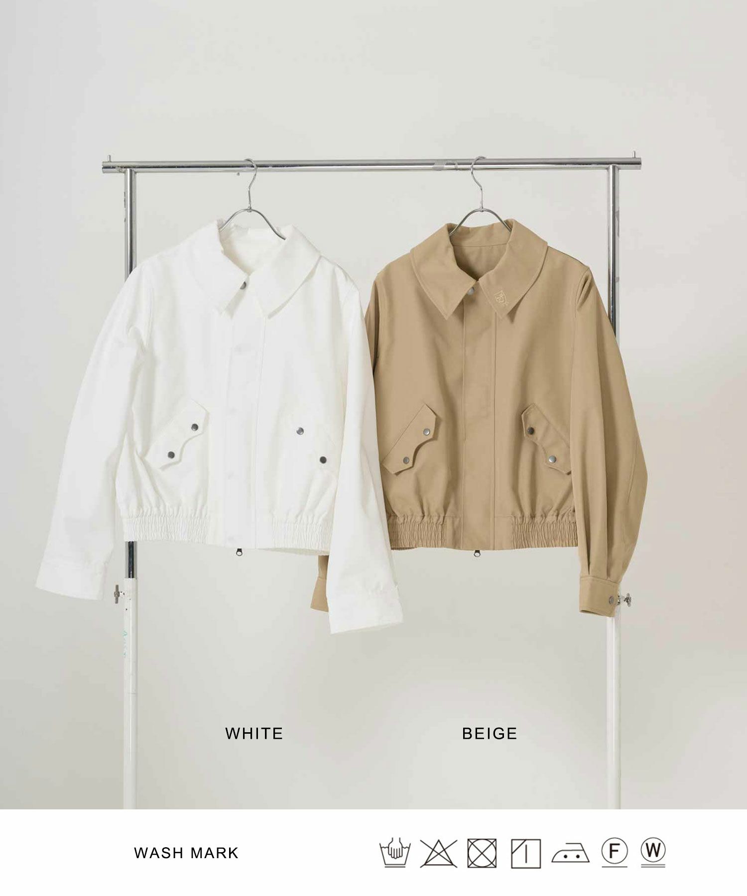 ジップアップ コンパクトブルゾン TINA：JOJUN 全3色｜tnj211-1030【3