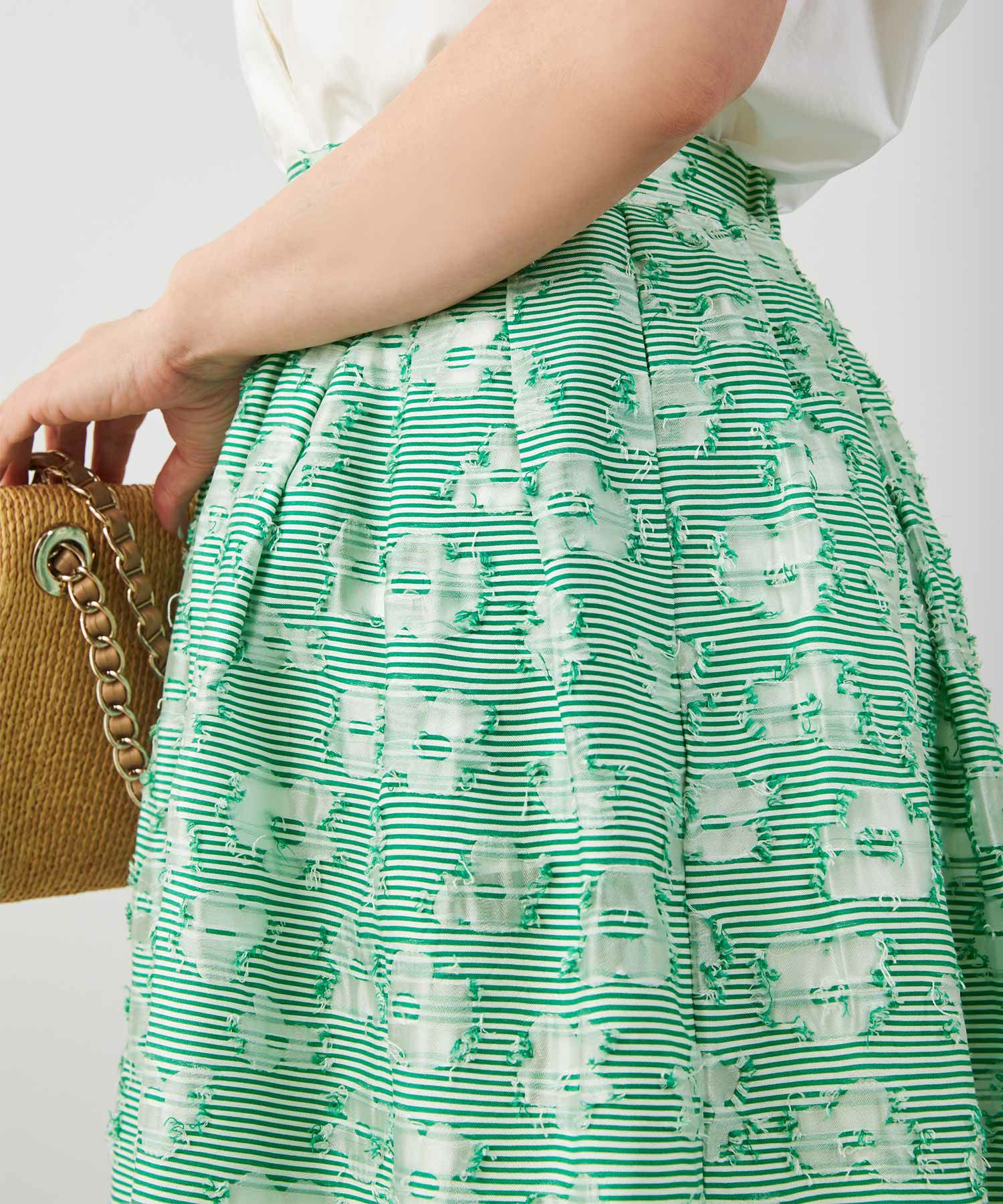 手洗い可おしゃれフェミニン上品エレガント大人可愛いきれいめ花柄フラワー春ジョイントスペース