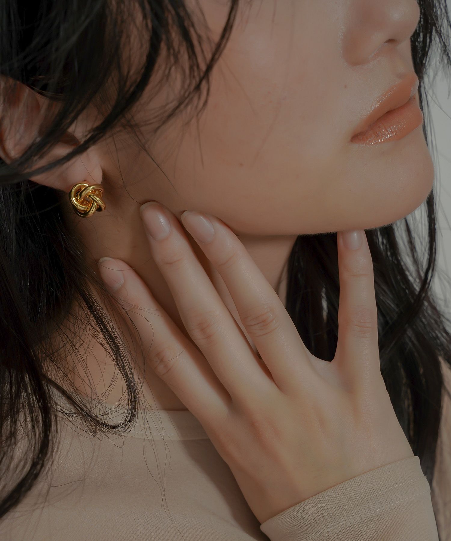 ツイスト デザイン ピアス KINO THE KEI