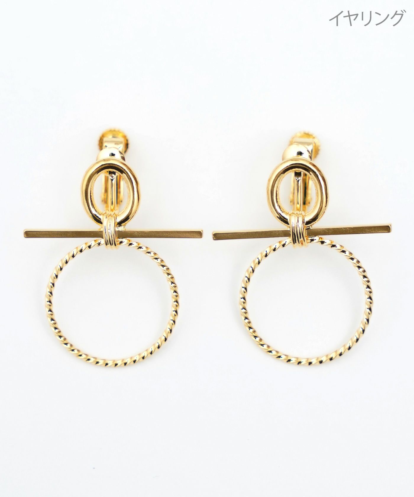リボン リング ピアス イヤリング Ribbon Ring Pierce Earring