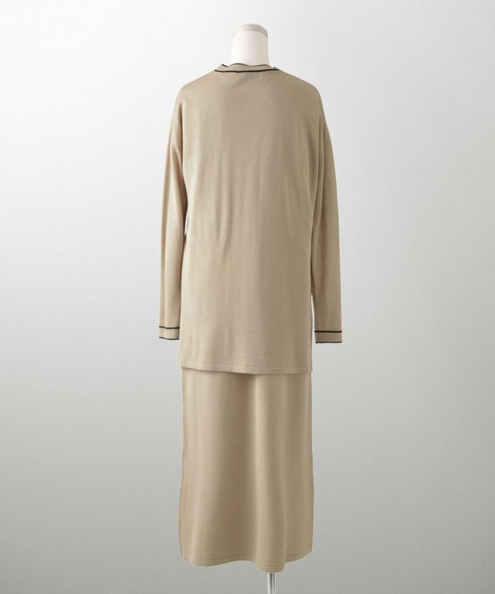 SUMMRER-SALE カーディガン セット ニット ワンピース HUIT 全3