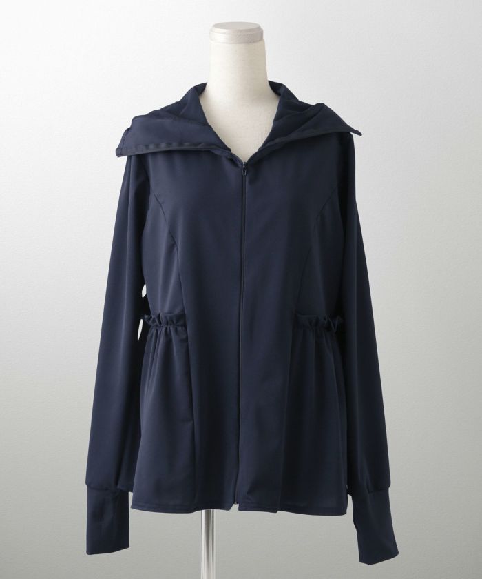 5/下旬頃発送予定！UVカット ペプラム パーカー HUIT 全3色