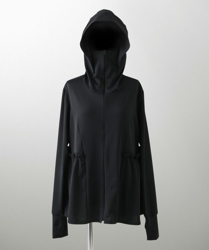 8/下旬頃発送予定！UVカット ペプラム パーカー HUIT 全4色