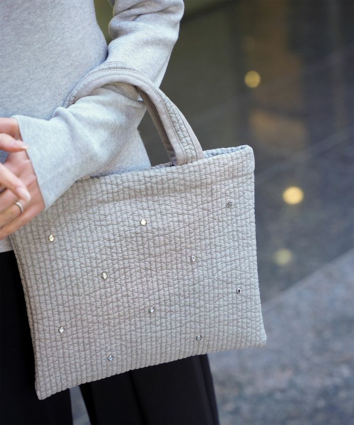 ビジュー ヌビ バッグ HUIT 全3色｜hit922-0243【1】 - トートバッグ