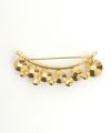 カーブ ライン パール ブローチ Curb Line Pearl Brooch
