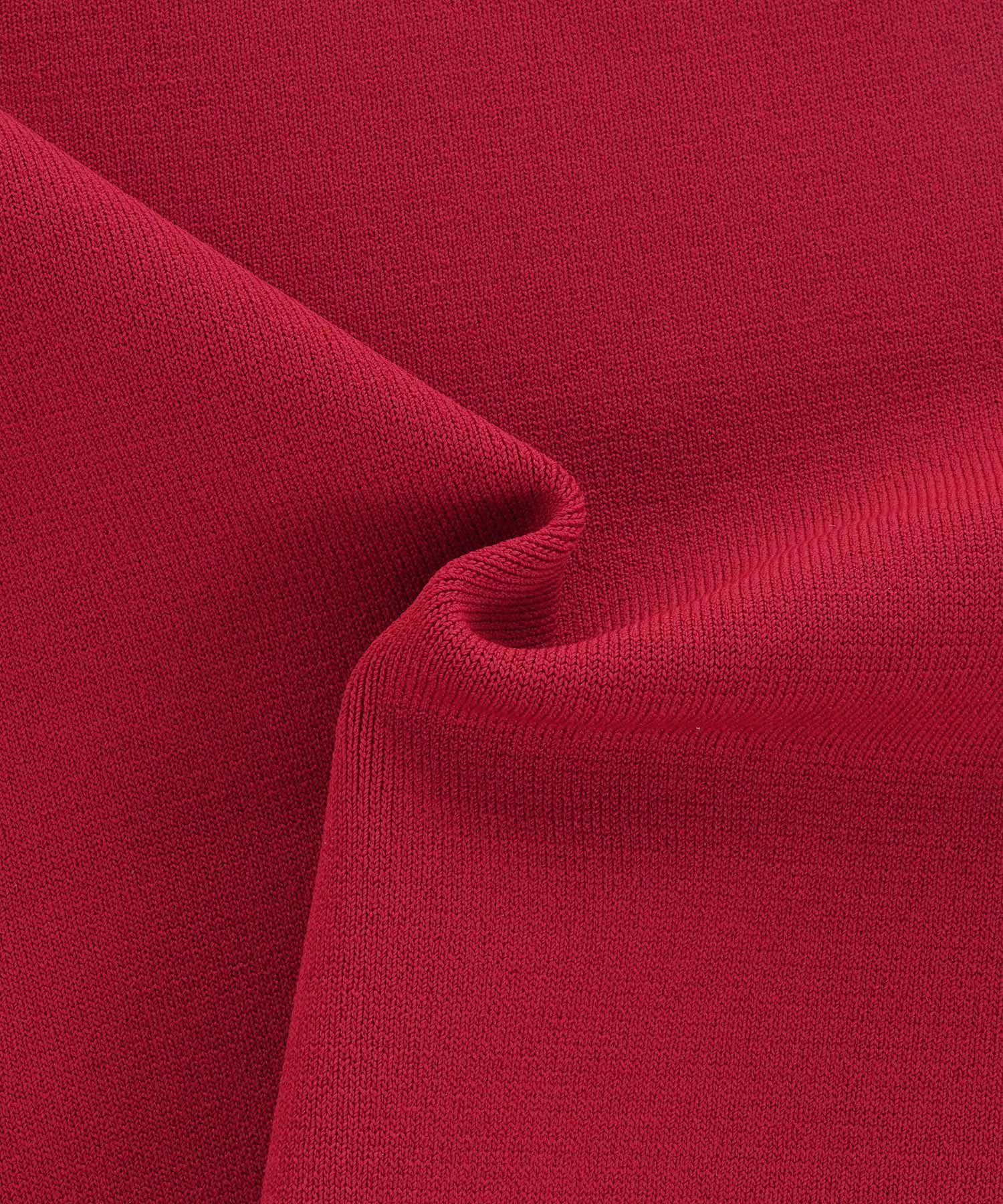 手洗い可体型カバーパフスリーブオフィスラウンドネックおしゃれフェミニン上品大人可愛いきれいめシンプルジョイントスペース