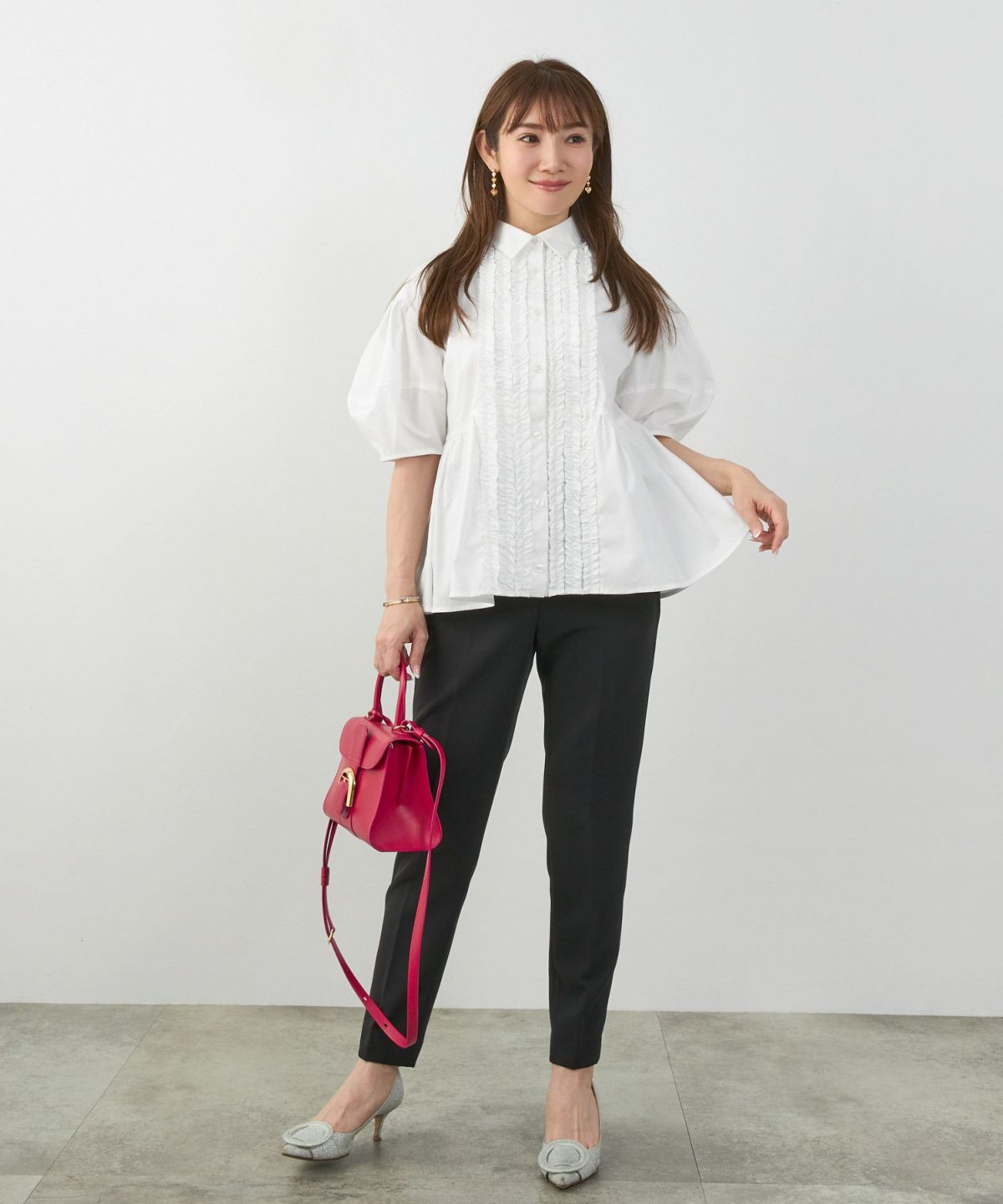 手洗い可体型カバーオフィスおしゃれフェミニン上品大人可愛いきれいめ春ジョイントスペース