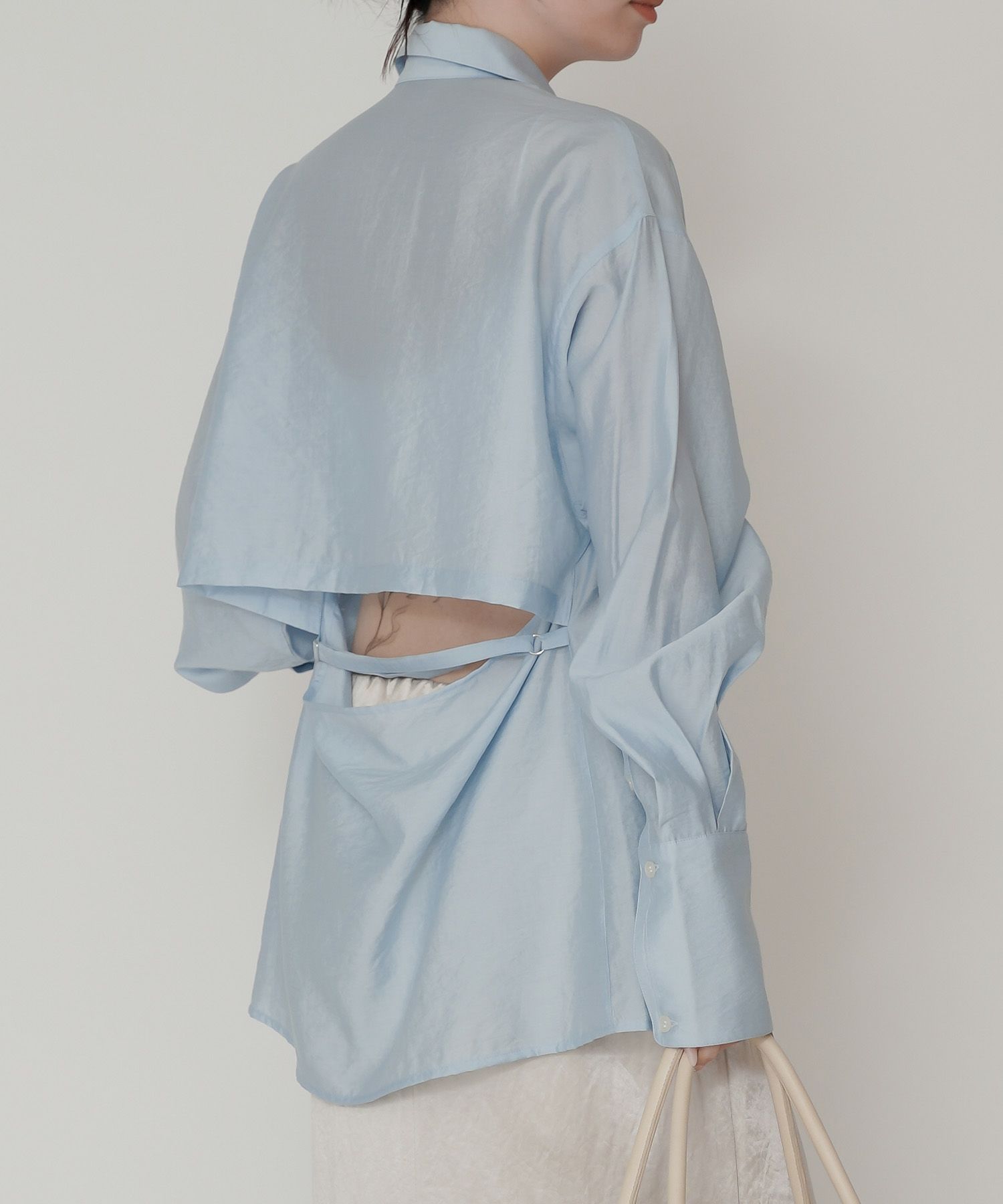 バックオープン フィット アレンジ シャツ KINO THE KEI 全4色｜ktk821