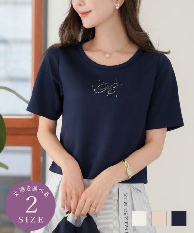 スカラップ デザイン Tシャツ le reve vaniller 全4色 ｜lvn521