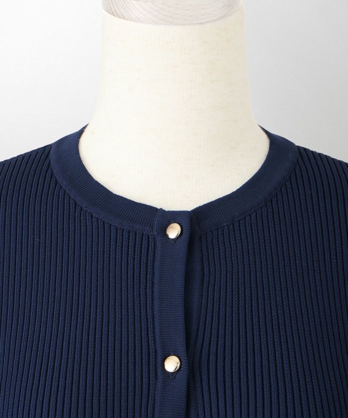 SUMMRER-SALE ホールガーメント ニット ペプラム トップス HUIT