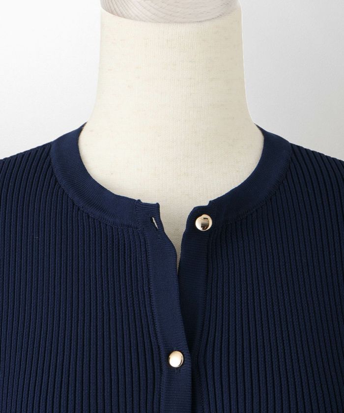SUMMRER-SALE ホールガーメント ニット ペプラム トップス HUIT